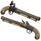 Preview: Kolser, decorative dueling pistols, set of 2 pieces, richly decorated, including storage